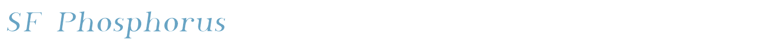 sample SF Phosphorus font