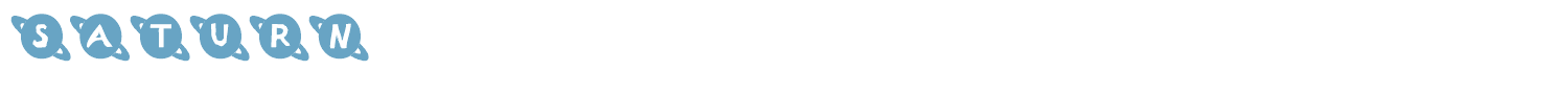 sample Saturn font