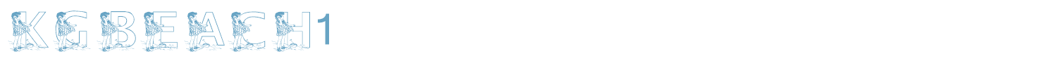 sample KG BEACH1 font