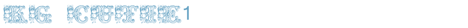 sample KG CUTIE1 font