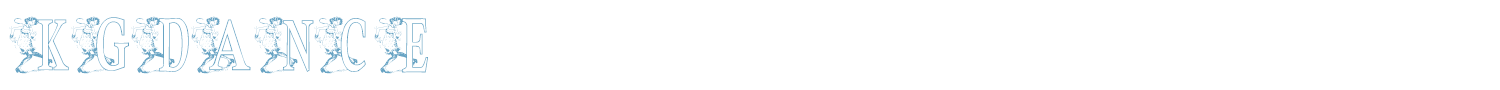 sample KG DANCE font