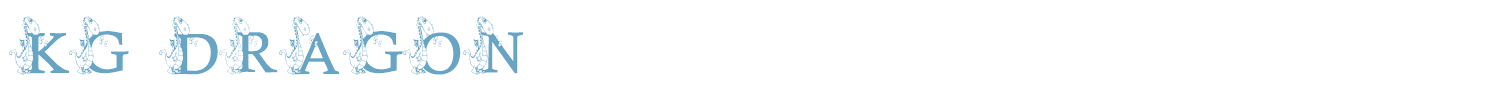 sample KG DRAGON font