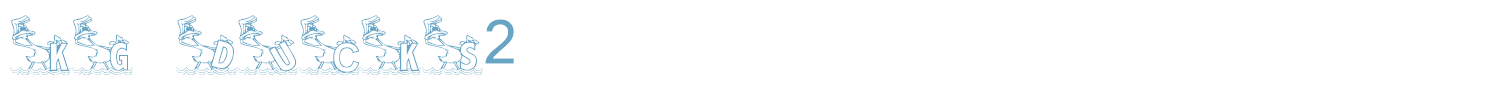 sample KG DUCKS2 font