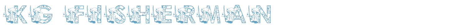 sample KG FISHERMAN font