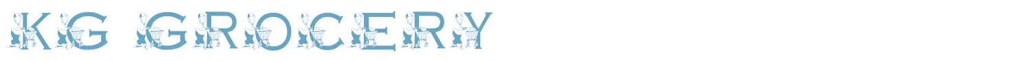 sample KG GROCERY font