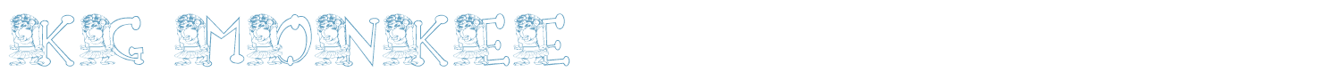 sample KG MONKEE font