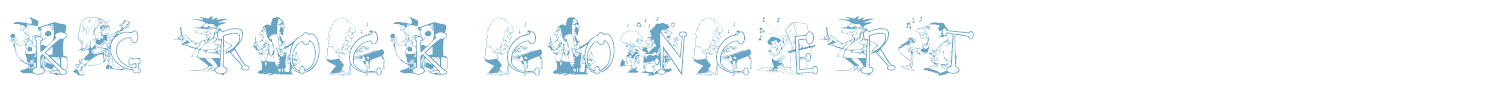 sample KG ROCK CONCERT font