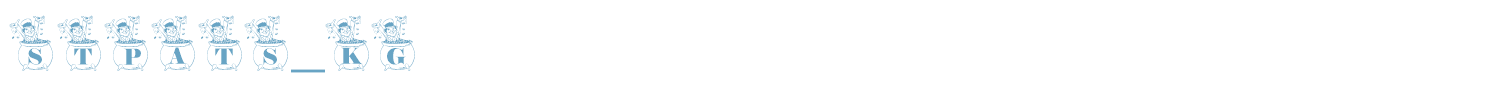 sample KG STPATS font