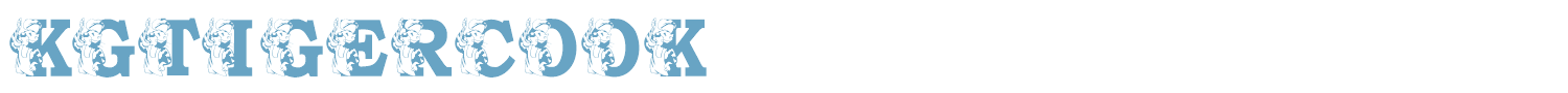 sample KG TIGERCOOK font