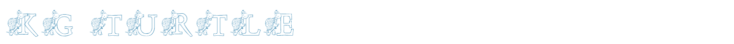 sample KG TURTLE font