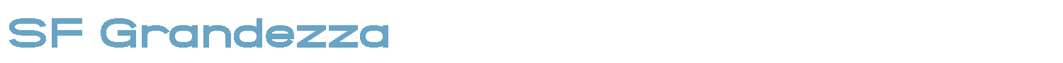 sample SF Grandezza font