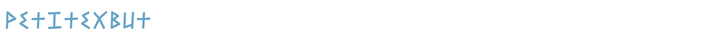 sample Petitix But font
