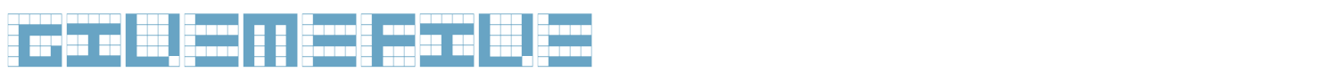 sample Give Me Five font