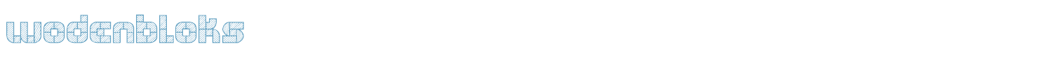 sample WODENBLOKS font