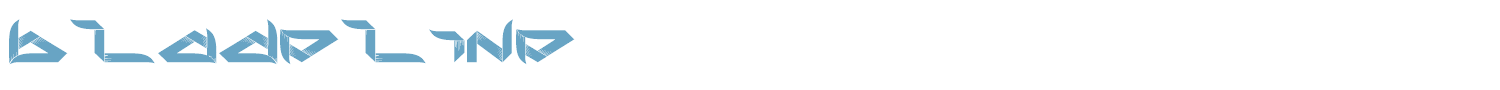 sample bladeline font
