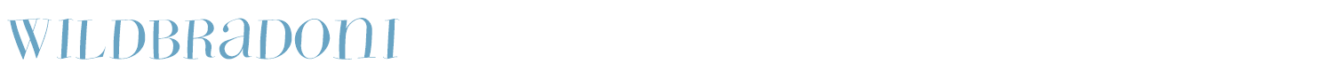 sample WildBradoni font