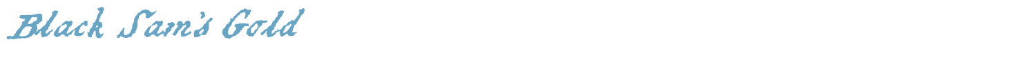sample Black Sam's Gold font