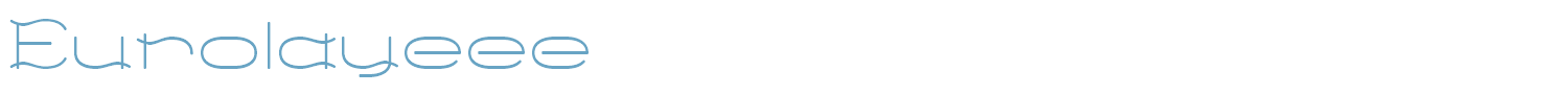 sample Eurolayeee font