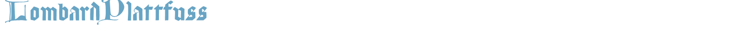 sample LombardPlattfuss font