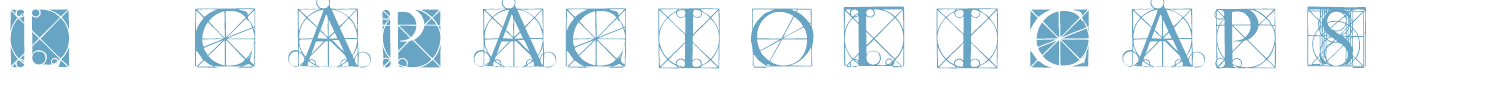 sample LucaPacioliCaps font