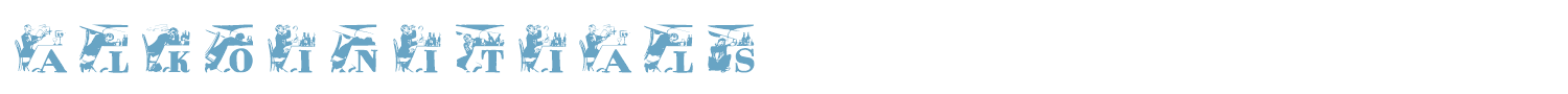 sample AlkoInitials font