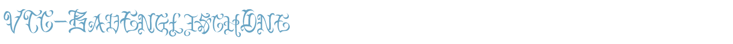 sample VTC-BadEnglischOne font