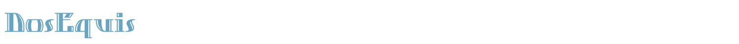 sample Dos Equis font