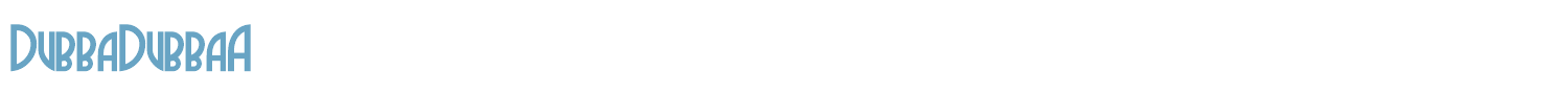 sample Dubba Dubba font
