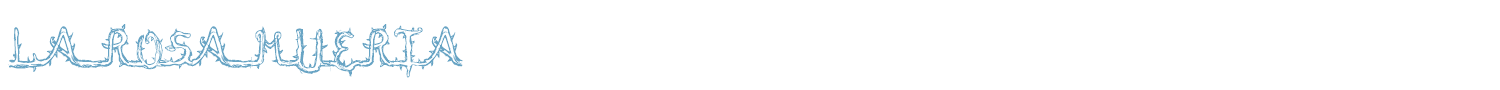 sample La Rosa Muerta font