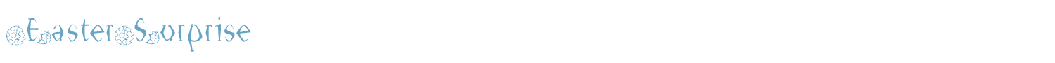 sample EasterSurprise font