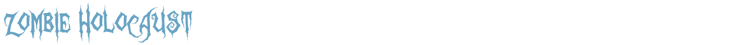 sample Zombie Holocaust font