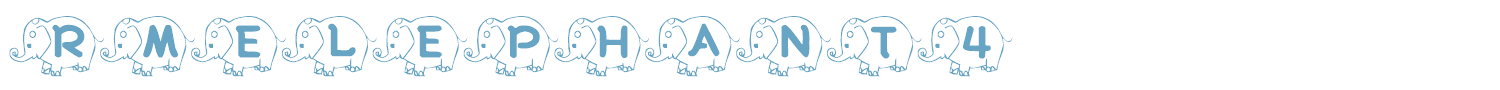 sample RMElephant4 font