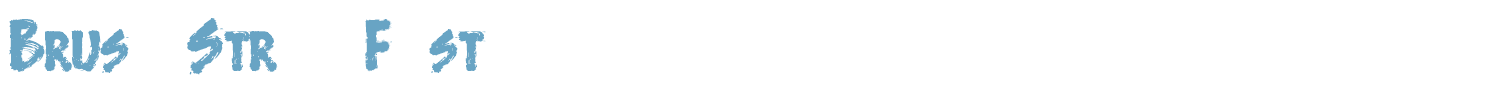 sample Brush StrokeFast font