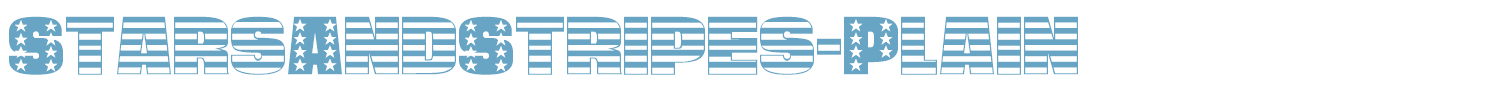 sample Stars And Stripes font