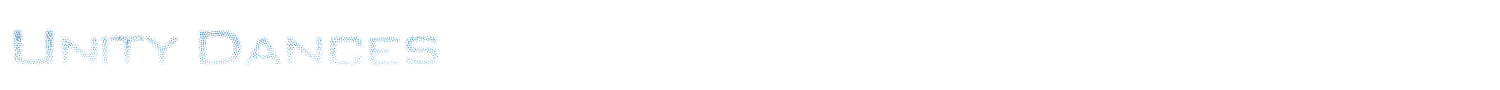 sample Unity Dances font