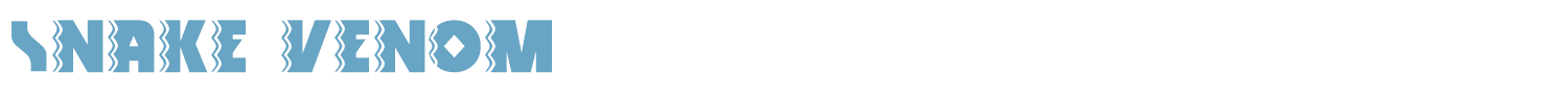 sample Snake Venom font