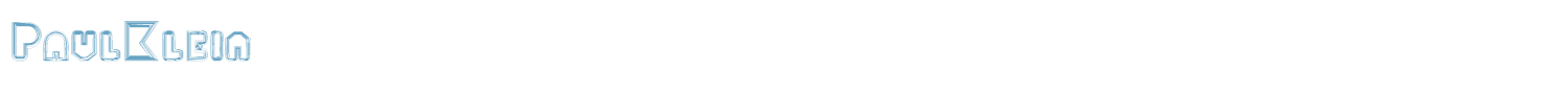 sample PaulKlein font