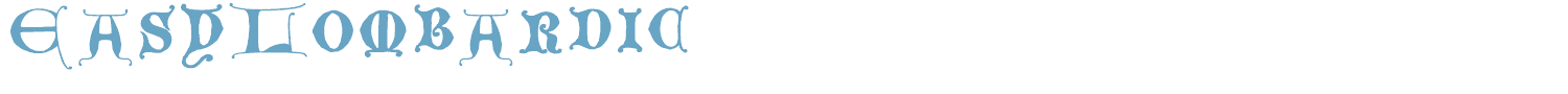 sample EasyLombardic font