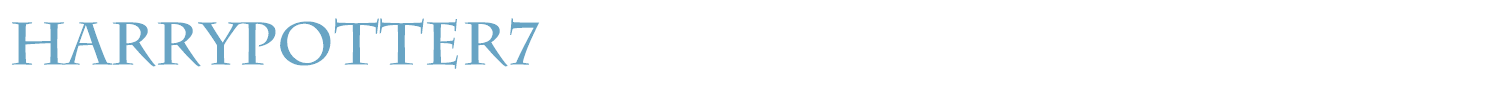 sample HarryPotter7 font
