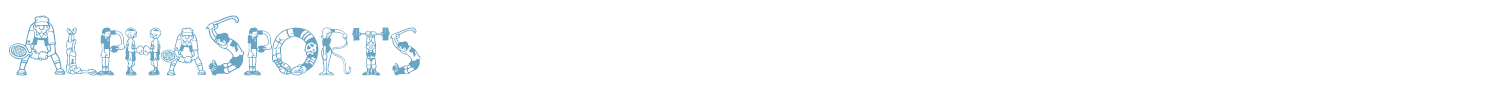 sample AlphaSports font