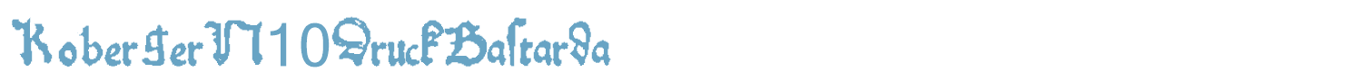sample KobergerN10DruckBastarda font