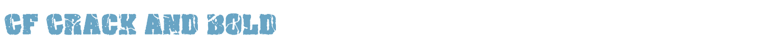 sample Crack and Bold font