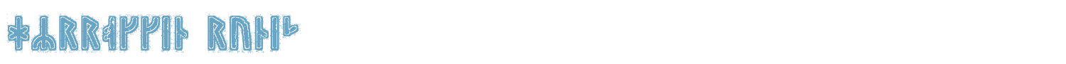 sample Hyrrokkin Runic font