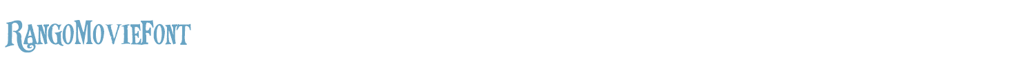 sample RangoMovieFont font
