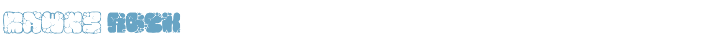 sample MAWNS rock font