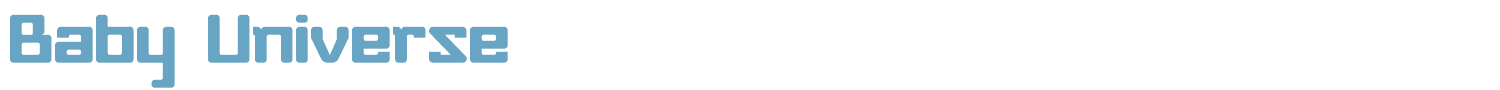 sample Baby Universe font