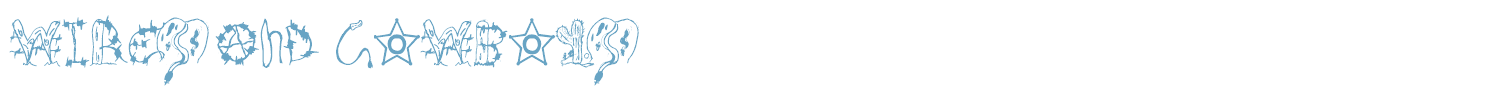 sample Wires and Cowboys font