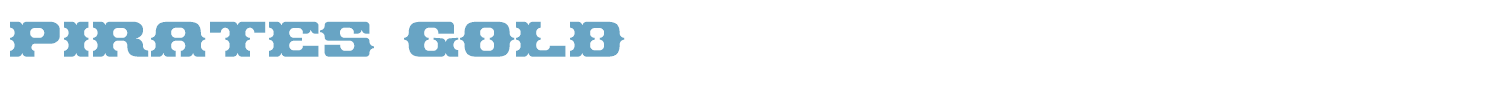 sample Pirates Gold font