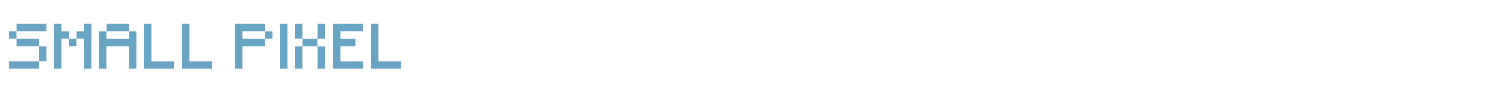 sample Small Pixel font