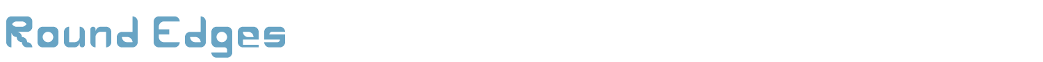 sample Round Edges font